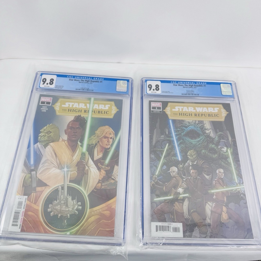 Star Wars the High Republic #1 CGC 9.8 1st print & Anindito variant 2021 Key 1st
